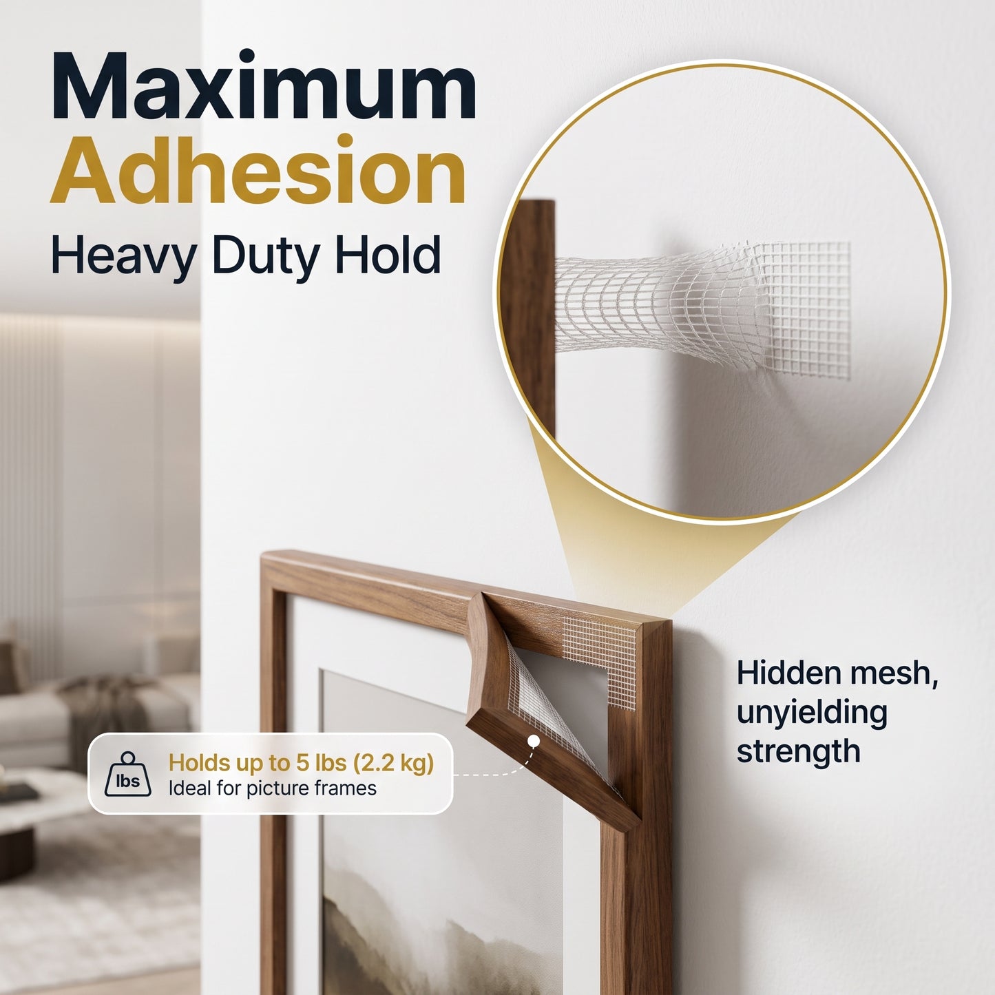 High-Tack Double-Sided Mesh Tape
