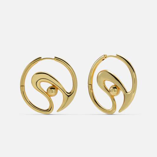 LIQUID ORBIT EARRINGS