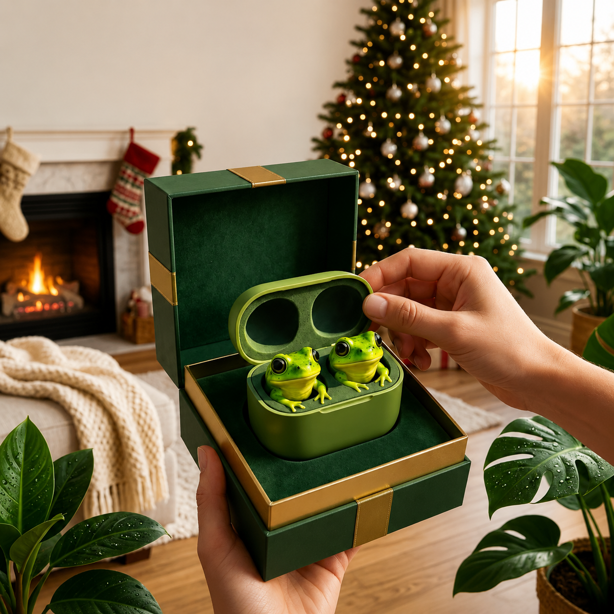 🐸Frog Earbuds Wireless Bluetooth Headphones