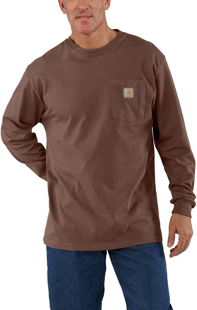 🔥Last Day Promotion!CHT Men's K87 Workwear Loose Fit Heavyweight Short-Sleeve Pocket T-Shirt (Also Available in Big & Tall)