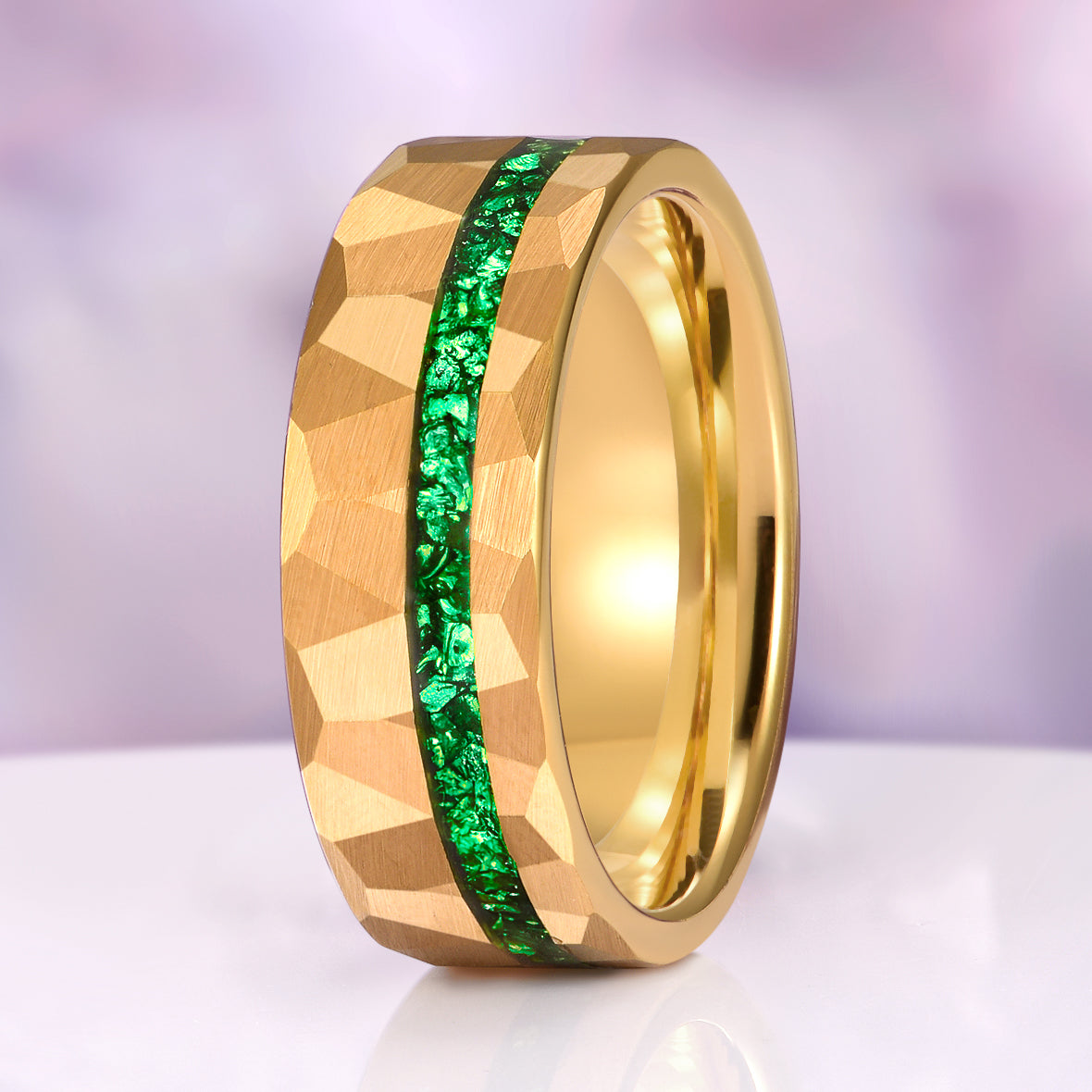Maeve Emerald Couples Ring Set