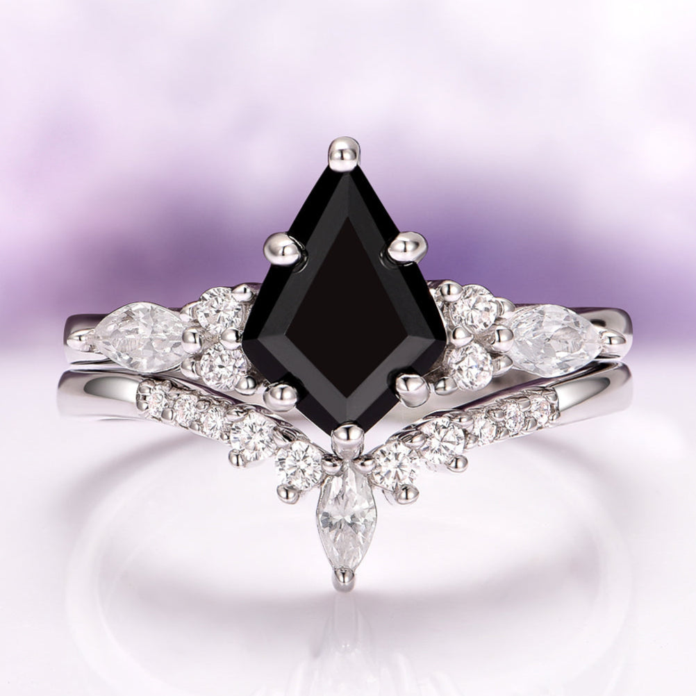 Skye Kite® Black Onyx Couples Ring Set