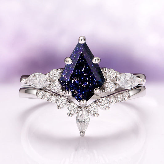 Skye Kite® Starry Night Couples Ring Set