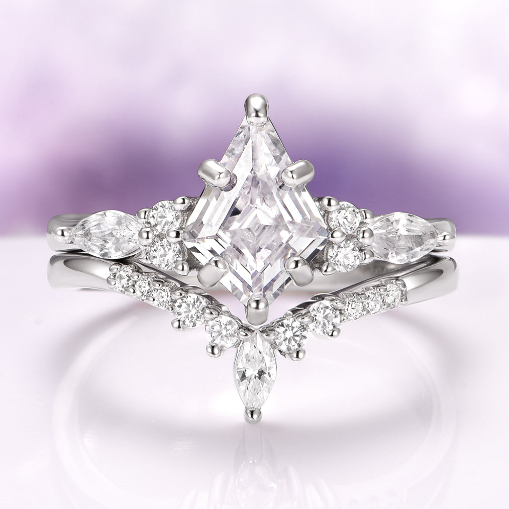 Skye Kite® Simulated Diamond Couples Ring Set