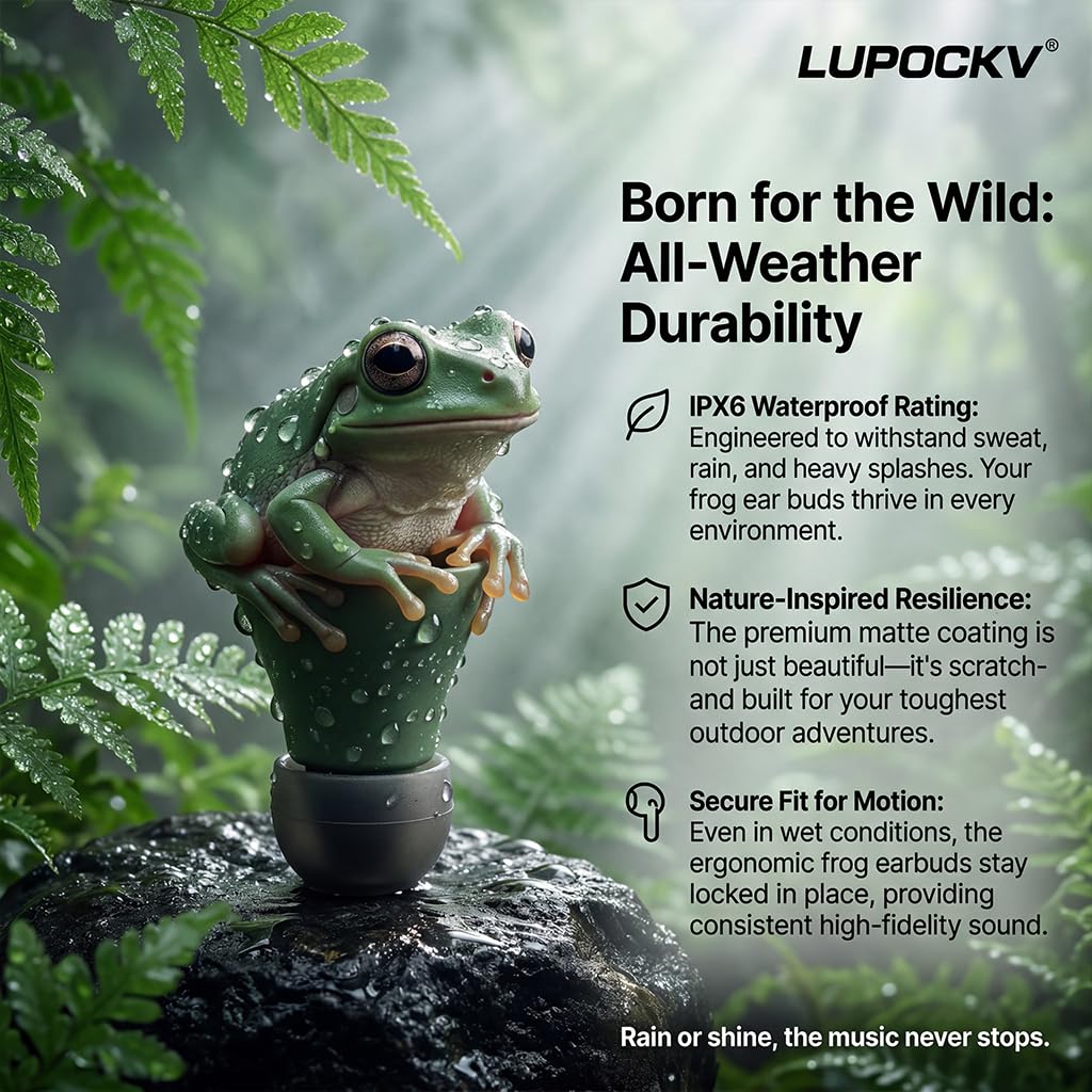 🐸Frog Earbuds Wireless Bluetooth Headphones