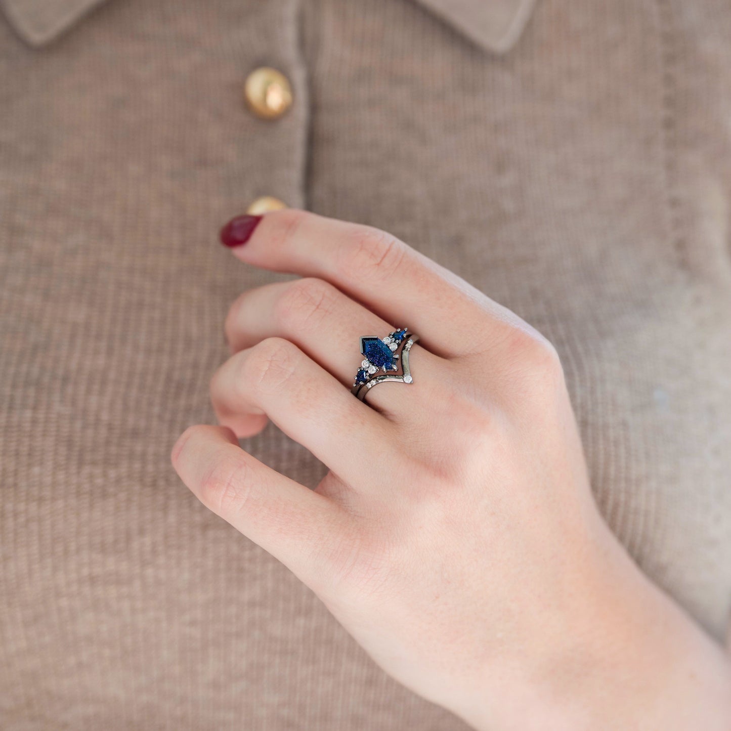 Starry Night™ Couples Ring Set