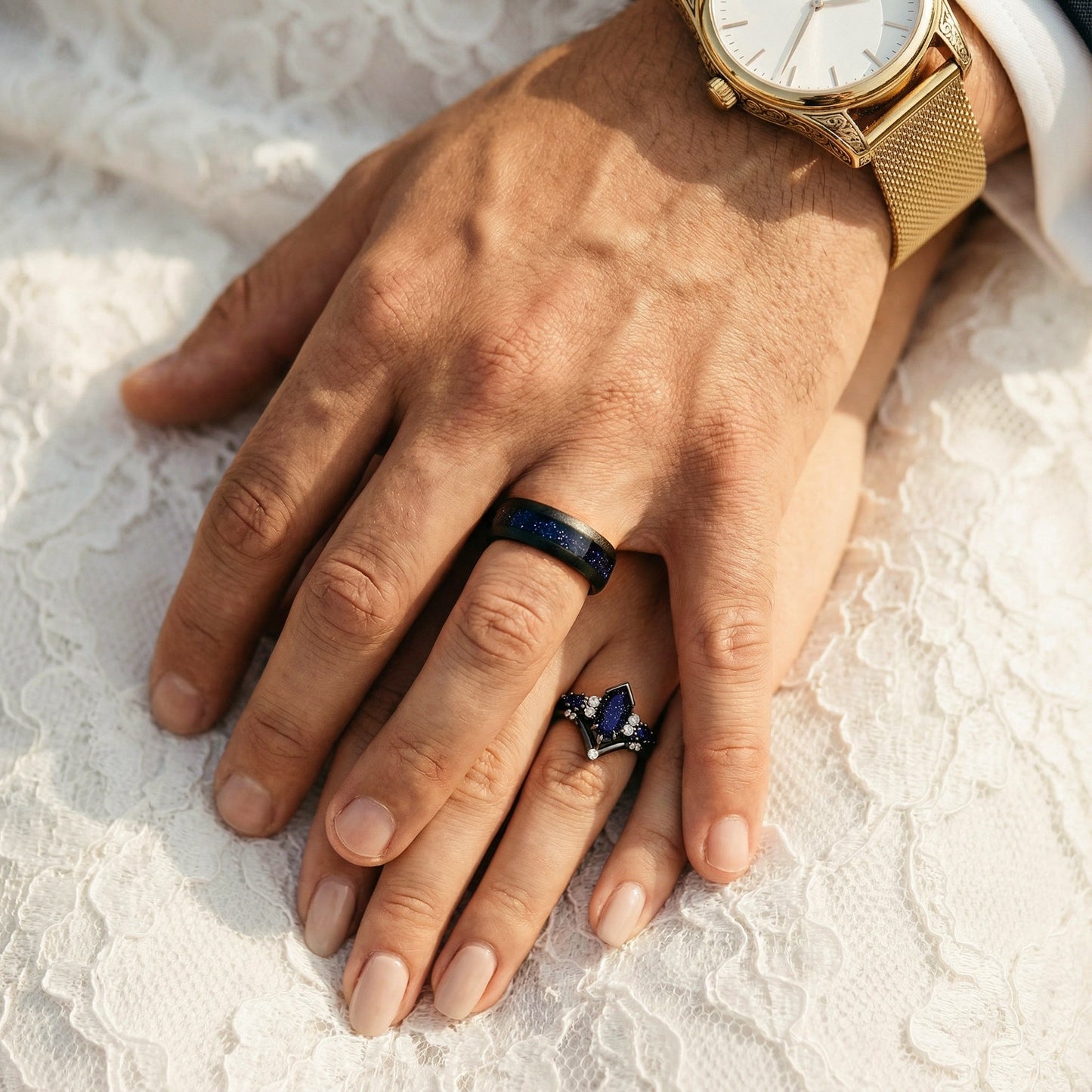 Starry Night™ Couples Ring Set