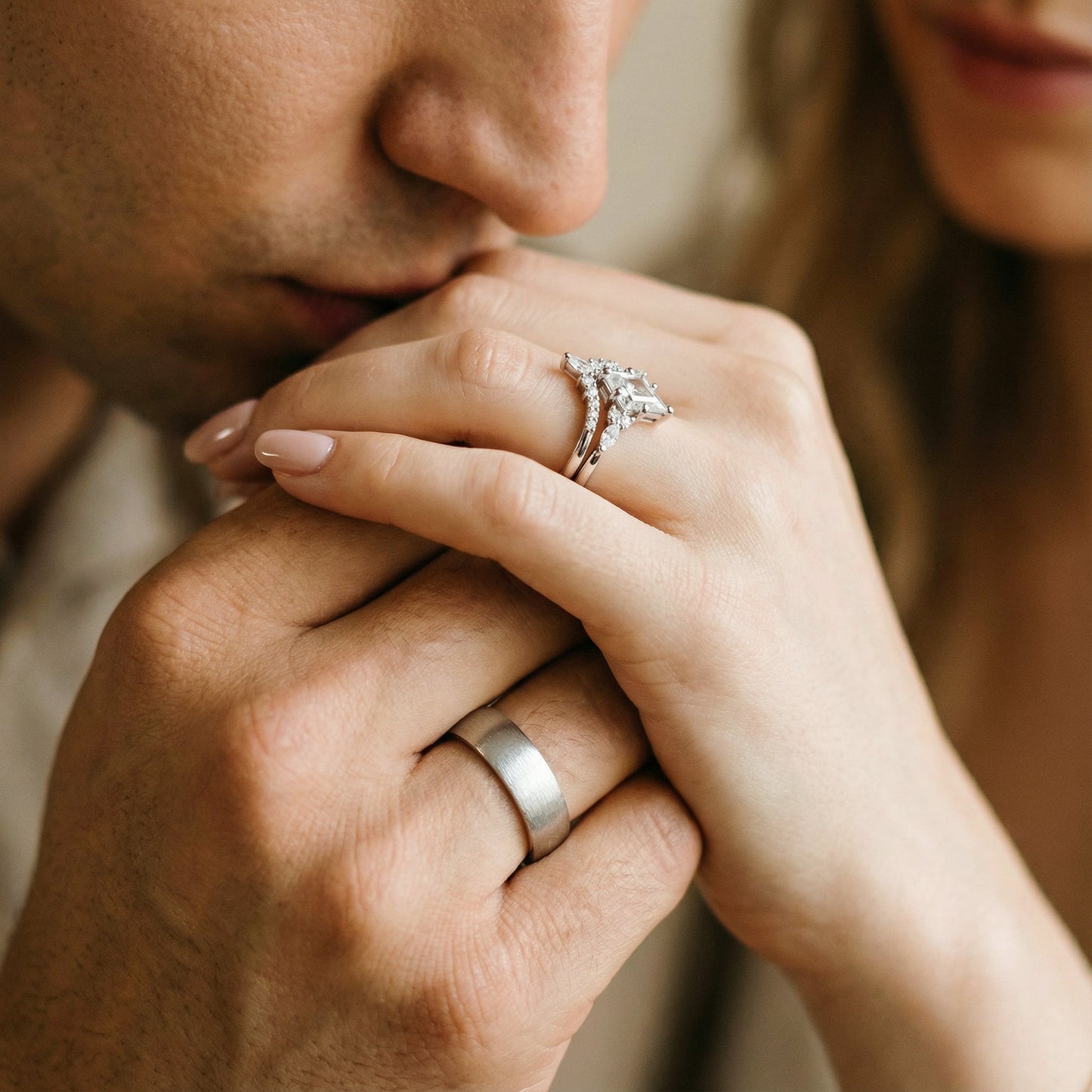 Skye Kite® Simulated Diamond Couples Ring Set